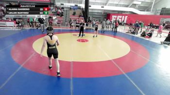 110 lbs Cons. Semi - Leilani Martinez, Cedar Crest vs Alanna Barberio, East Stroudsburg University