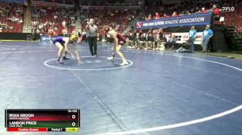 1A-132 lbs Cons. Round 5 - Ryan Groom, North Mahaska vs Landon Price, Lake Mills