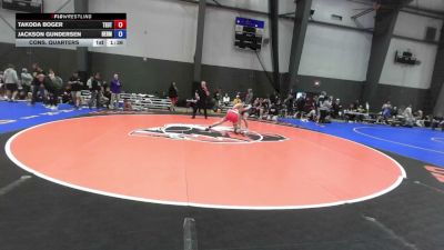 144 lbs Cons. Quarters - Takoda Boger, Team Utah vs Jackson Gundersen, Hermiston