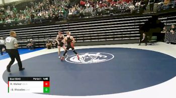 138 lbs Champ. Round 1 - Brody Rhoades, Uintah vs Rex Daniel Walker, Bountiful