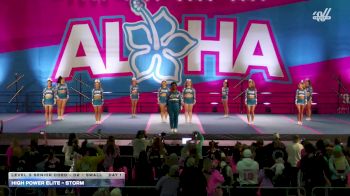 High Power Elite - Storm [2025 L3 Senior Coed - D2 - Small Day 1] 2025 Aloha Gatlinburg Showdown