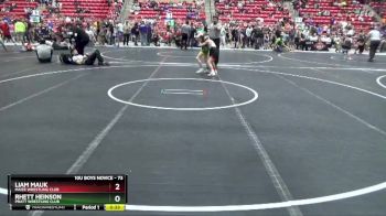 73 lbs Round 2 - Rhett Heinson, Pratt Wrestling Club vs Liam Mauk, Maize Wrestling Club