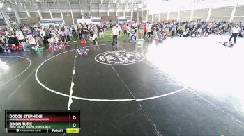 69 lbs Cons. Round 4 - Dodge Stephens, Sanderson Wrestling Academy vs Dixon Turk, West Valley Yakima Wrestling C