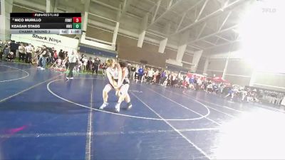 135 lbs Champ. Round 2 - Nico Murillo, Sanderson Wrestling Academy vs Keagan Stagg, Northside Wrestling Club