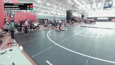 285 lbs Round 1 (4 Team) - Lincoln Carlson, East Stroudsburg vs Brodie Daugherty, Lackawanna College