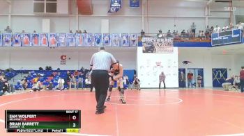 157 lbs Semis & Wb (16 Team) - Brian Barrett, Garrett vs Sam Wolpert, Bellmont