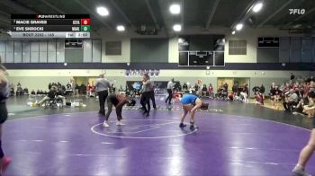 145 lbs 1st Place Match - Eve Skrocki, Wahlert Catholic vs Macie Graves, Cedar Falls