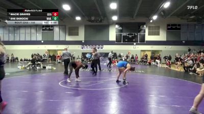 145 lbs 1st Place Match - Eve Skrocki, Wahlert Catholic vs Macie Graves, Cedar Falls