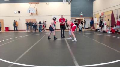 215 lbs Cons. Round 2 - Nathan Burnz, Ridgevue High School vs Treygon Weekes, Madison