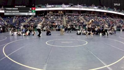 3A 126 lbs Cons. Round 1 - Elijah Watson, Eastern Alamance vs Tyson Croce, Havelock High School