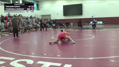 138 lbs Quarterfinal - Giulianni Garcia, Unattached vs Athizzabella Arsenault, Mt. San Antonio College