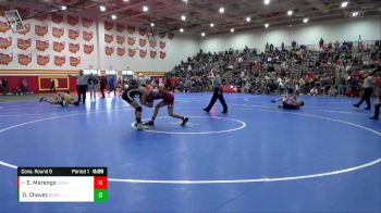 132 lbs Cons. Round 5 - Eli Marengo, Cincinatti LaSalle vs Diego Chavez, Perrysburg
