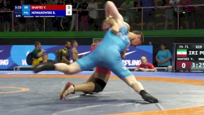 71 kg Qualif. - Younes Shafiei, Iran vs Bartlomiej Nowakowski, Poland