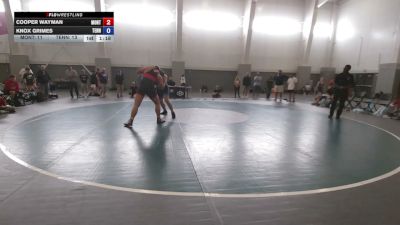 215 lbs Cooper Wayman, Montana vs Knox Grimes, Tennessee