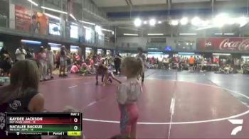 92 lbs Quarterfinals (8 Team) - Natalee Backus, TN Elite Ladys vs Kaydee Jackson, Not Plain Janes
