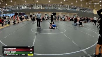 76 lbs Round 1 (6 Team) - Mike Sargsyan, Jaguar Warriors vs Brooks Gilson, Southern Fury