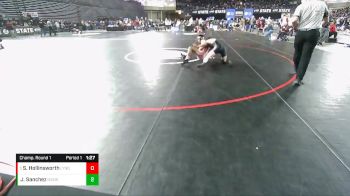 2A 138 lbs Champ. Round 1 - Steven Hollinsworth, Lynden vs Julian Sanchez, Grandview