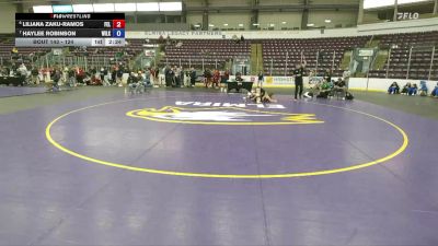 124 lbs Cons. Round 3 - Haylee Robinson, Wilkes vs Liliana Zaku-Ramos, Felician