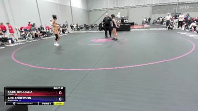 100 lbs 2nd Place Match (16 Team) - Katie Biscoglia, Iowa vs Aini Anderson, Wisconsin