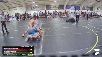 155 lbs Cons. Round 3 - Jack Dimaggio, Barn Wrestling vs James Calabrese, Metrowest United