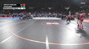 4A/3A/2A/1A Girls 105 Cons. Semi - Taylor Smith, Siletz Valley Girls vs Annalee Candelaria, Sutherlin Girls