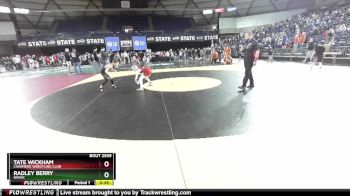 67 lbs 5th Place Match - Tate Wickham, Cashmere Wrestling Club vs Radley Berry, NWWC