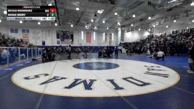 115 lbs Champ. Round 2 - Nicole Rodriguez, Montebello vs Havah Henry, South Torrance