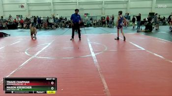 80 lbs Round 9 (10 Team) - Travis Chapman, Neighborhood WC vs Mason Keesecker, Ohio Gold 24K