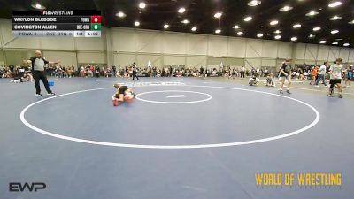 80 lbs Rr Rnd 3 - Waylon Bledsoe, POWA 14U vs Covington Allen, OK Elite 14U Orange