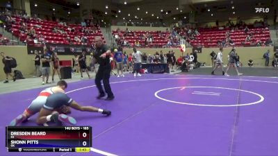 165 lbs Round 2 - Dresden Beard, KS vs Shonn Pitts, OK