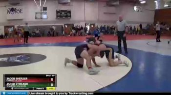 174 lbs Cons. Round 3 - Jacob Sherzer, Cornell College vs Jared Stricker, Wisconsin-Eau Claire