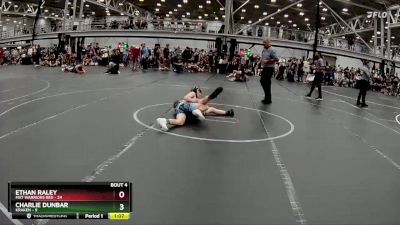 100 lbs Round 1 (8 Team) - Ethan Raley, Mat Warriors Red vs Charlie Dunbar, Kraken