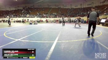 6A-215 lbs Semifinal - Oscar Williams, Edmond North vs Gabriel Roland, Ponca City Senior