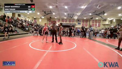 83 lbs Consi Of 4 - Henry Hibdon, Barnsdall Youth Wrestling vs Parker Thornton, Raw Wrestling Club