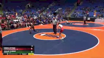 120 lbs Quarterfinals (8 Team) - Owen Ottino, Chatham (Glenwood) vs Edgar Albino, Antioch