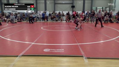 68 lbs Final - Alachia Nelson, Olanta vs Ava Clemens, Sparta