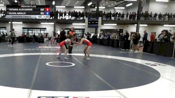 100 lbs Quarterfinal - Tatiana Alexander, Eastchester vs Olivia Anello, Bellport
