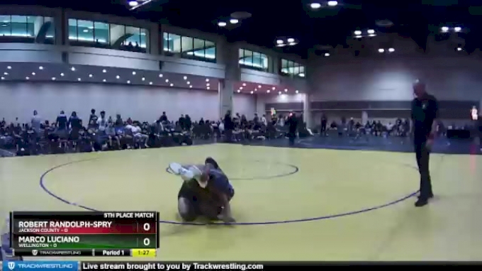 106 lbs Placement (16 Team) - Robert Randolph-Spry, Jackson County vs