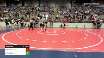 58 lbs Semifinal - Harlan Sasser, Haralson County Takedown Club vs Jacob Paladino, South Forsyth WAR Wrestling Club