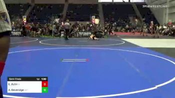 70 lbs Semifinal - Aj Beveridge, Mat Demon WC vs Easton Bylin, Team Aggression