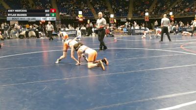 82 lbs Consy 1 - Joey Hertzog, Southern Lehigh vs Rylan Maines, Jersey Shore