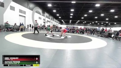 95 lbs Quarterfinals (8 Team) - Abel Vasquez, Dynasty vs Nathan Fenner, Elite Athletic Club