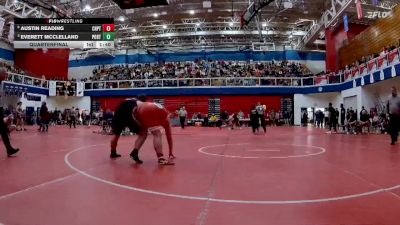 215 lbs Quarterfinal - Everett Mcclelland, Portage vs Austin Reading, Crown Point