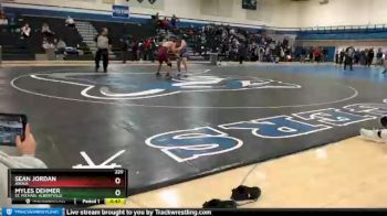 220 lbs Cons. Round 4 - Sean Jordan, Anoka vs Myles Dehmer, St. Michael-Albertville