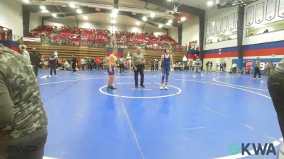 120 lbs 3rd Place - Kyus Eulitt, Raw Wrestling Club vs Rocky Ford, Vian Wrestling Club