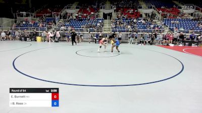 120 lbs Round Of 64 - EmmaLyn Burnett, MO vs Brianna Ross, CA