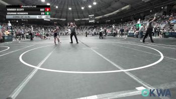 70 lbs Consi Of 16 #2 - Kimber Scott, Northeast Take Down Club vs Journie Roberts, Bristow Elementary Wrestling Club