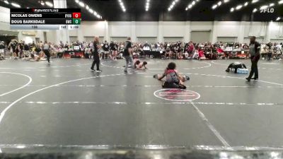 138 lbs Round 1 (6 Team) - Doug Barksdale, Blackman Wrestling Club vs Nicolas Owens, Backyard Brawlers Gold