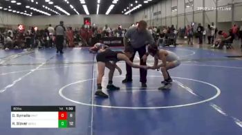 80 lbs Final - Donovan Symalla, Whitted Trained vs Rylend Slover, Oklahoma Elite