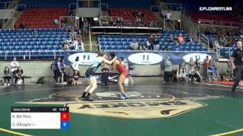 117 lbs Cons Semis - Kaila Del Toro, Illinois vs Claire DiCugno, Washington